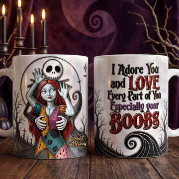 TNBC halloween Couple Coffee Mug - Personalized Halloween Gifts For Couple-TN1609260645