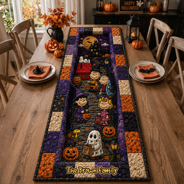 P-nust World Quilted Table Runner - Personalized Halloween Gifts TN2209261825