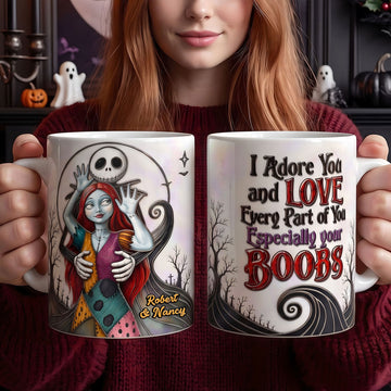 TNBC halloween Couple Coffee Mug - Personalized Halloween Gifts For Couple-TN1609260645