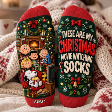 Penu Movie Watch Party Middle Tube Socks - Personalized Gifts For Christmas