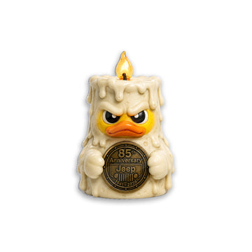 Jeep Halloween 85th Anniversary Angry Candle Duck Acrylic Magnet TN2608271438