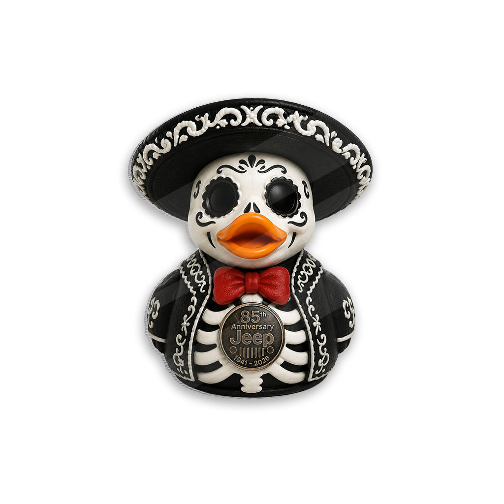 Jeep Halloween 85th Anniversary Angry Candle Duck Acrylic Magnet TN2608271438