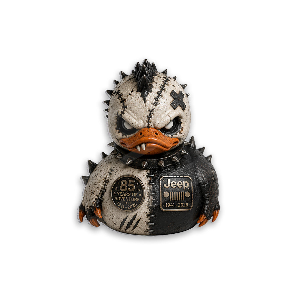 Jeep Halloween 85th Anniversary Angry Candle Duck Acrylic Magnet TN2608271438