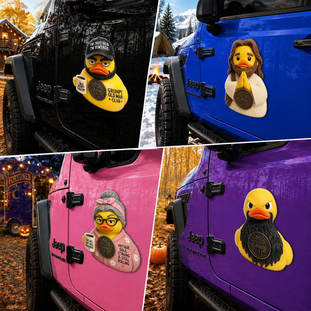 Jeep 85th Anniversary Bearded Duck Acrylic Magnet TN2608271520