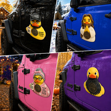 Jeep 85th Anniversary Bearded Duck Acrylic Magnet TN2608271520