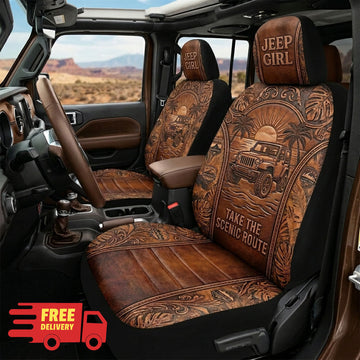 Take The Scenic Route Car Seat Cover TN0508261518