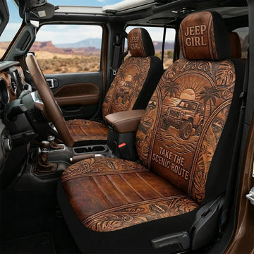 Take The Scenic Route Car Seat Cover TN0508261518