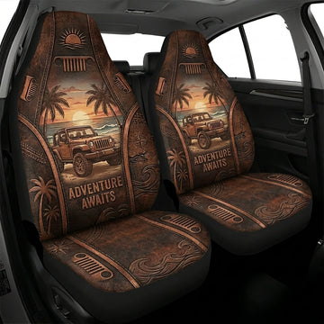 Adventure Awaits Car Seat Cover TN0508261509