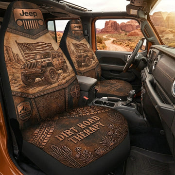 Dirt Road Therapy Car Seat Cover TN0508261510