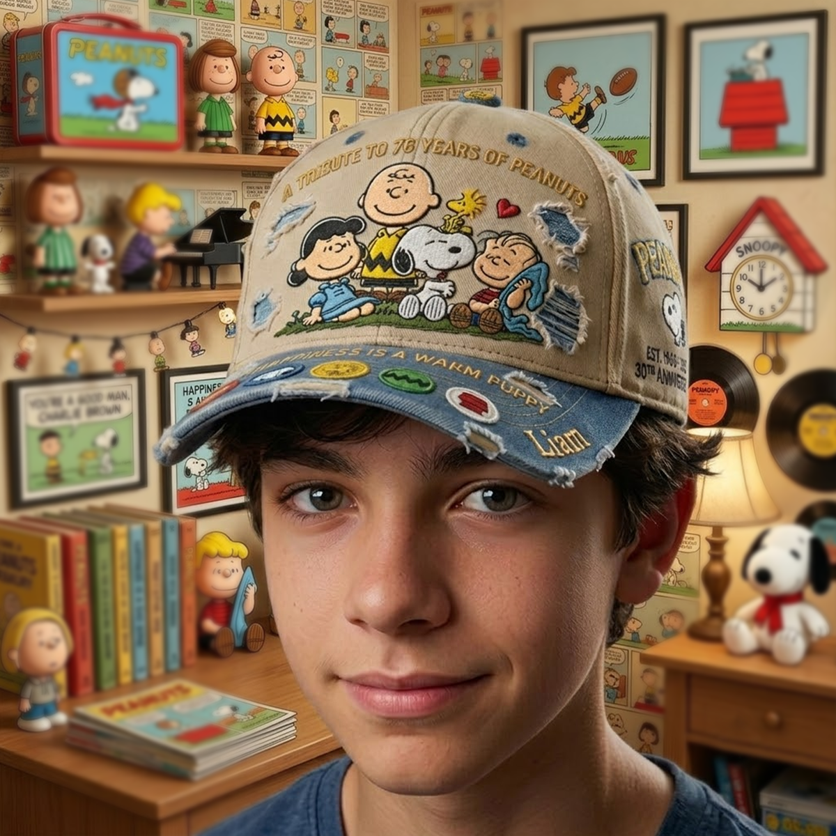 Penu Vintage Cartoon A tribute To 76 Years Of Nutty Gang - Personalized Classic Cap VD01