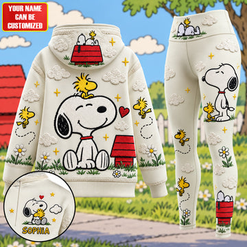 Classic Cartoon P-nust  - Personalized Cartoon Hoodie and Leggings- TN2209261808
