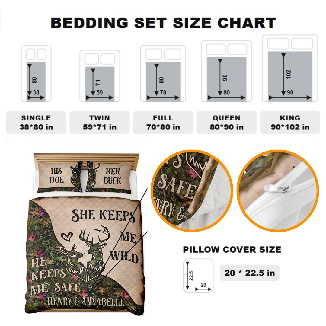 DSNY Spooky Halloween Patchwork - Personalized Quilted Bedding Set VD01
