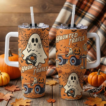 Haunted Trail 40oz Tumbler With Handle-DN2808261150