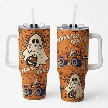 Haunted Trail 40oz Tumbler With Handle-DN2808261150
