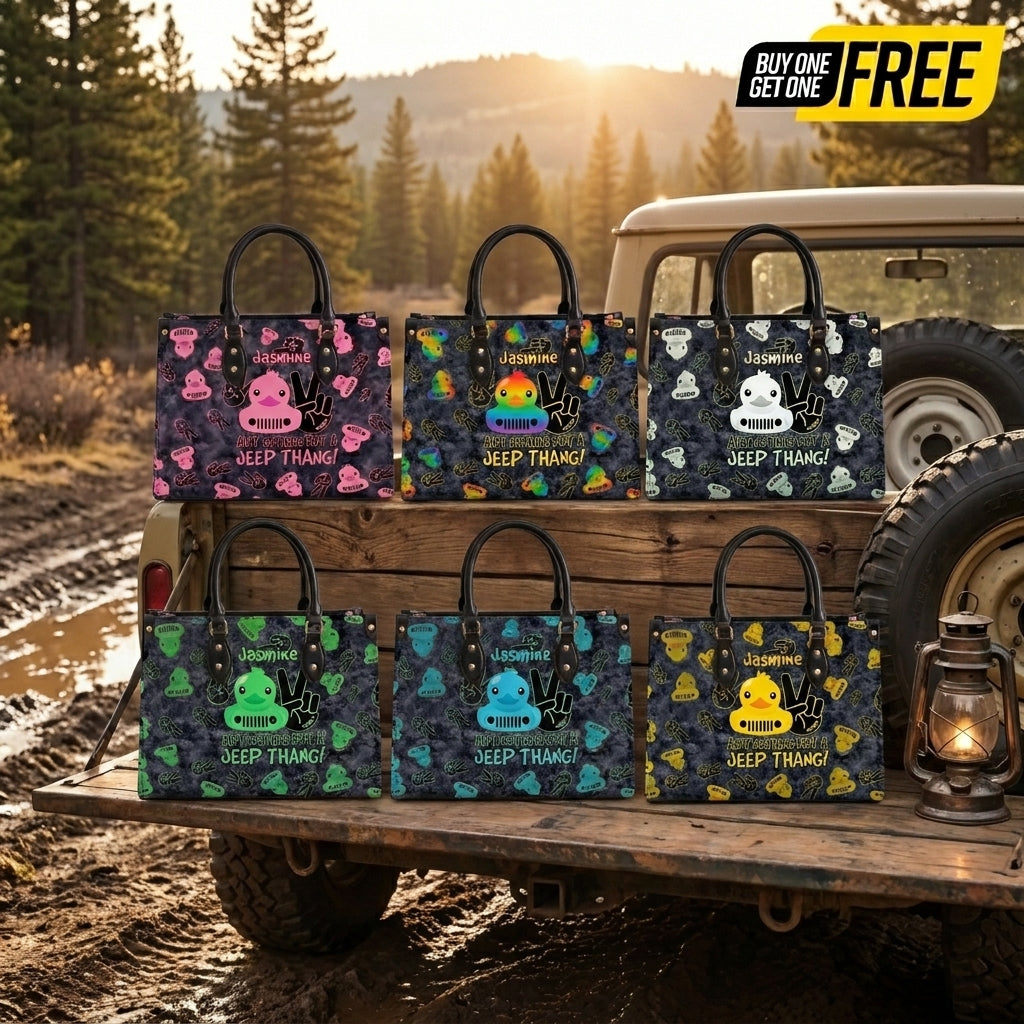 [Free delivery] Jeep Thang Personalized Leather Bag + Free Matching Wallet TN2407261658