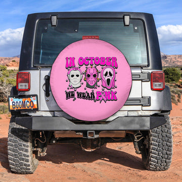 breast-cancer-3d-spare-tire-cover-halloween-pink-style-no2