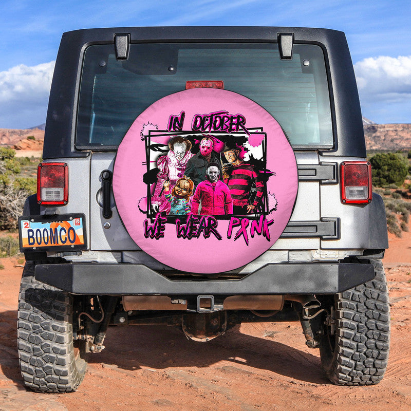 breast-cancer-3d-spare-tire-cover-halloween-pink-style-no5