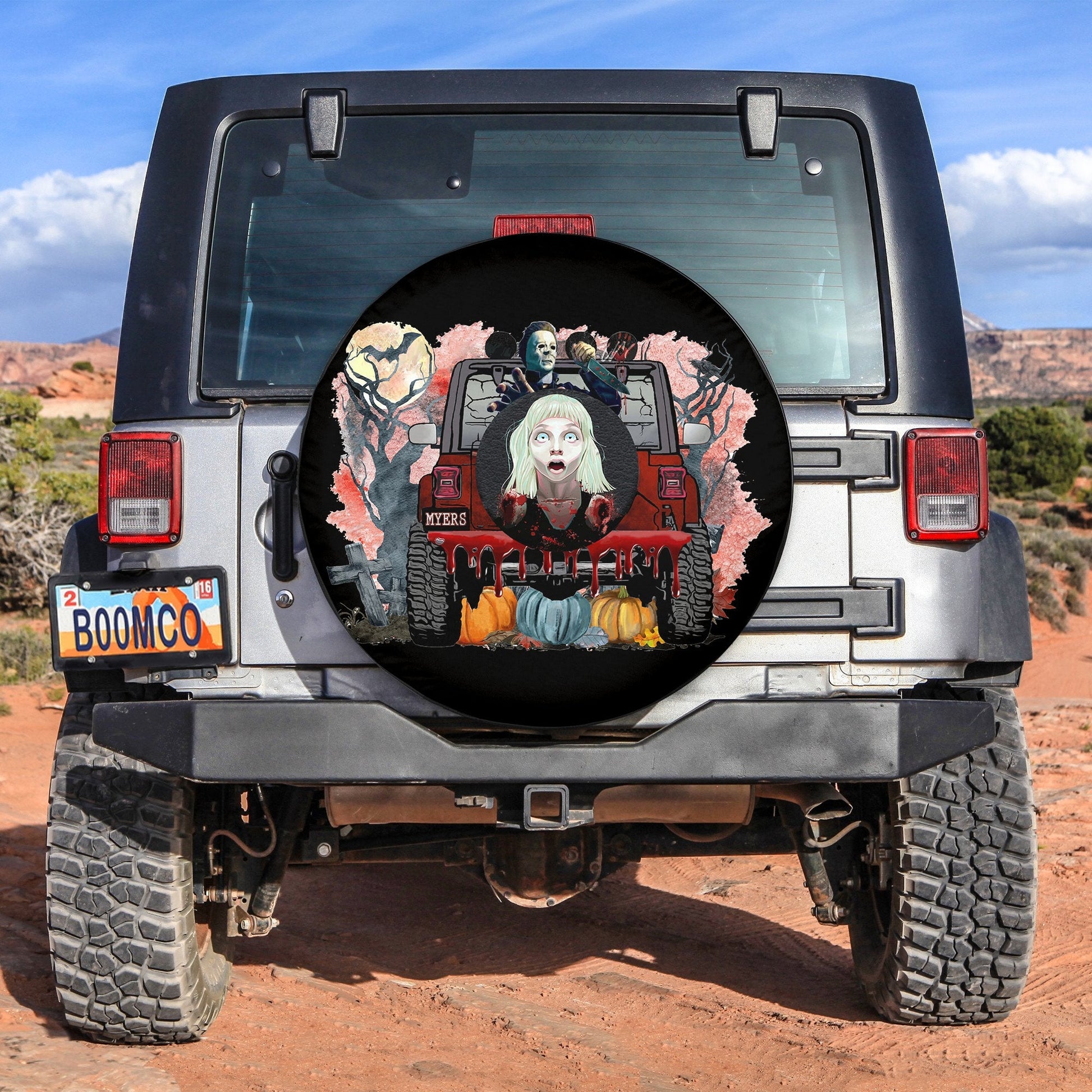 JEEP Halloween Spare Tire Cover No.6