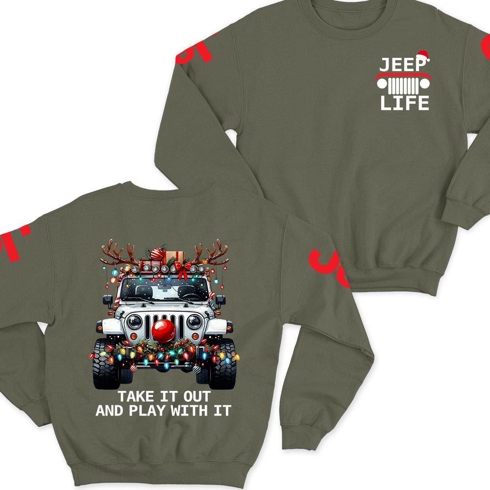 Jeep Life Merry Christmas Hoodie Supler Store