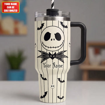 Gothic Skeleton - Personalized TNBC halloween Insulated Tumbler-TN1609260649