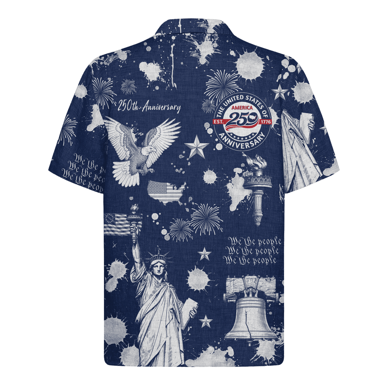 America 250 Years Of Freedom Hawaiian Shirt - image 2