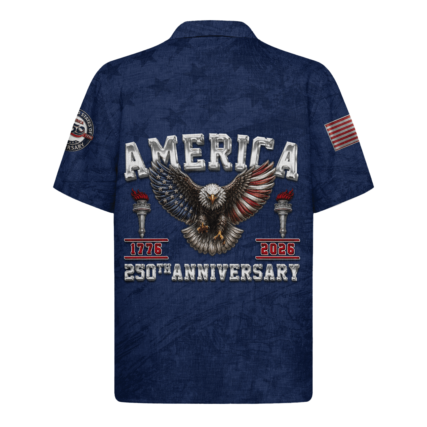 America 250 Years Of Freedom Hawaiian Shirt - image 2