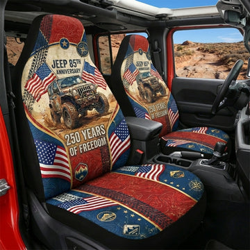 250 Years Of Freedom Car Seat Cover TN0508261513