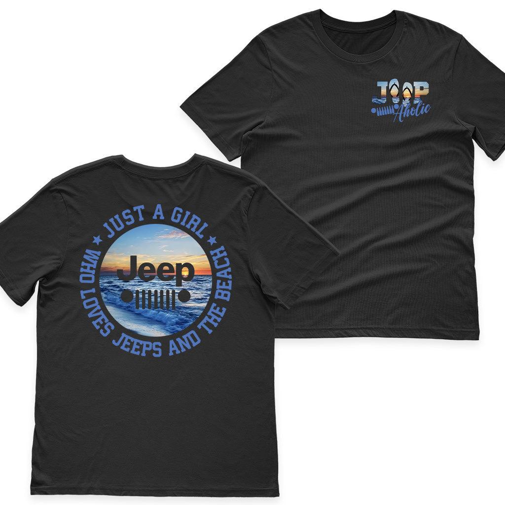Just a Girl Who Loves Jeeps and The Beach Shirt TN2407261064