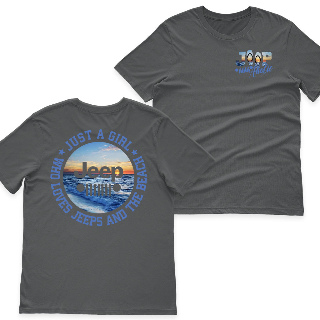 Just a Girl Who Loves Jeeps and The Beach Shirt TN2407261064