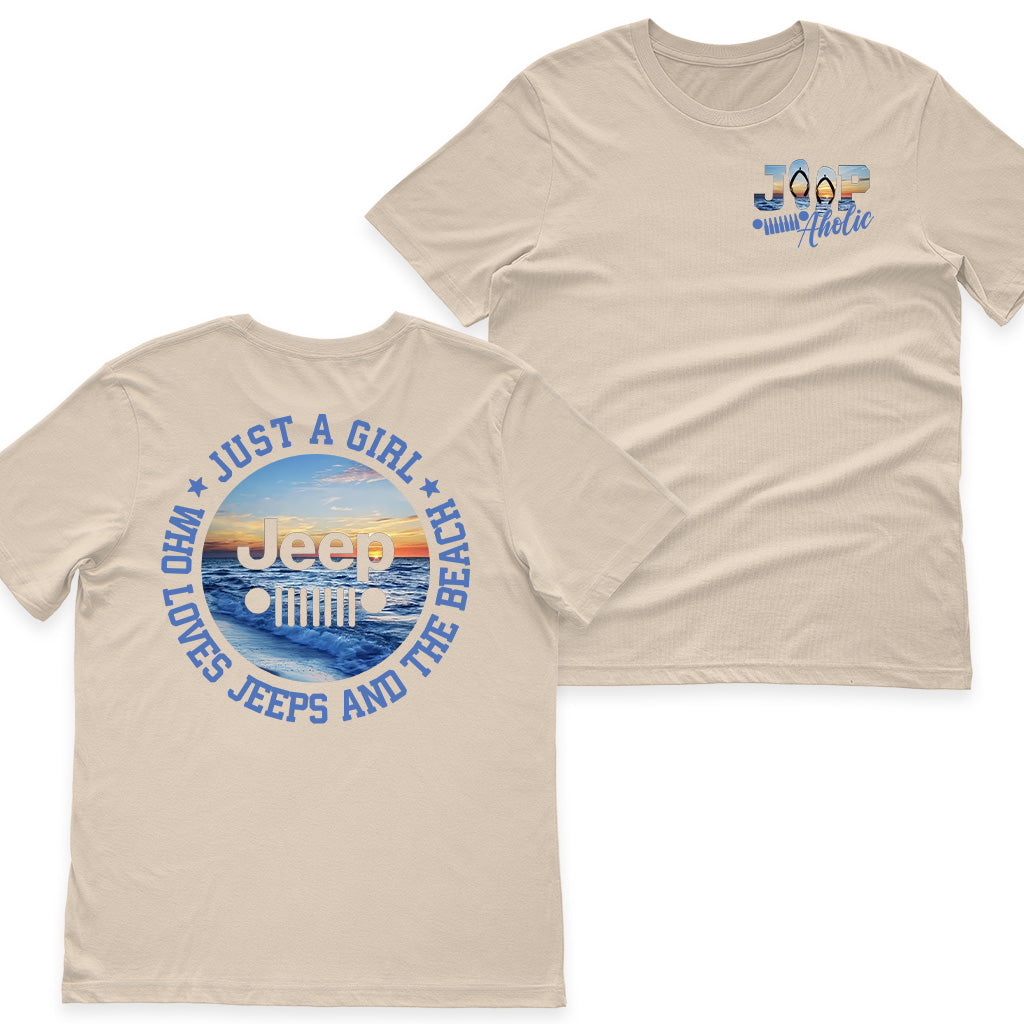 Just a Girl Who Loves Jeeps and The Beach Shirt TN2407261064