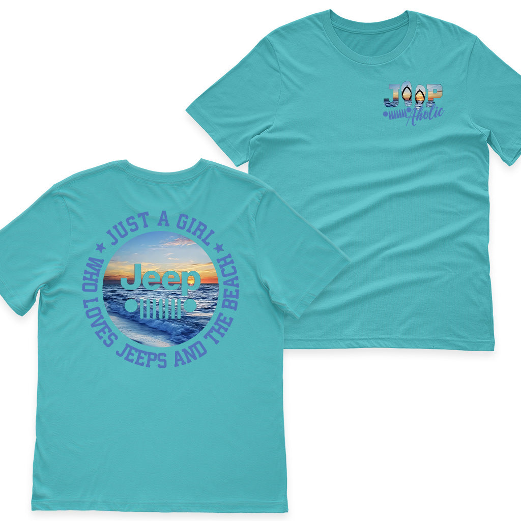 Just a Girl Who Loves Jeeps and The Beach Shirt TN2407261064