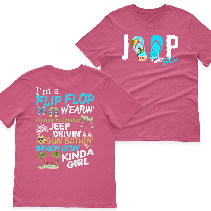 I'm A Flip Flop Margarita Jeep Drivin' Kinda Girl T-Shirt Hoodie TN2407261066