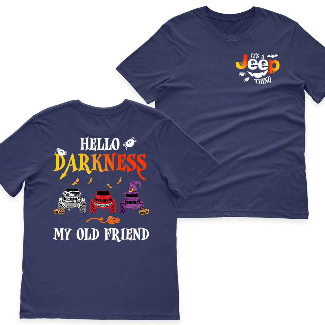 Jeep Halloween Hello Darkness My Old Friend T-Shirt Hoodie Supler Store