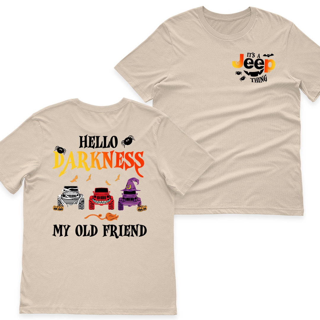 Jeep Halloween Hello Darkness My Old Friend T-Shirt Hoodie Supler Store