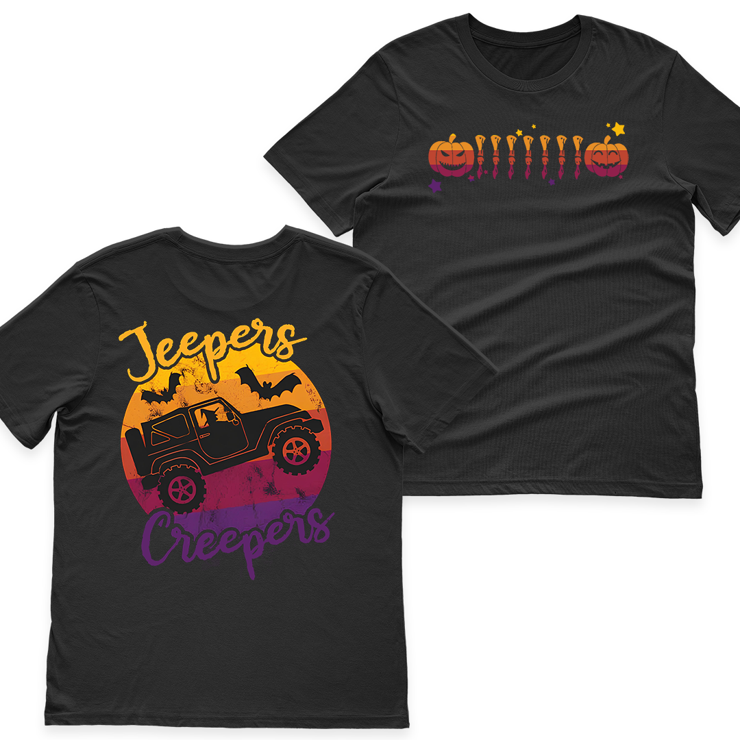 Jeepers Creepers Halloween Witch Pumpkin Grille T-Shirt Hoodie Supler Store