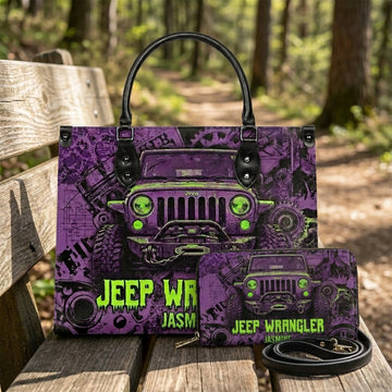 Jeep Wrangler Personalized Leather Bag + Free Wallet-DN2310261133