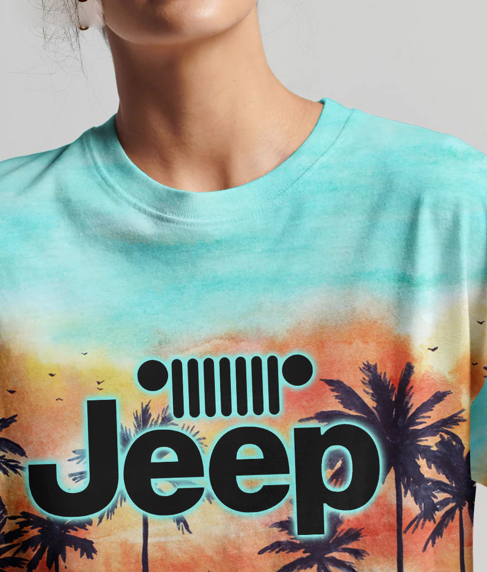 just-a-girl-who-loves-jeeps-and-dogs-beach-painting-t-shirt