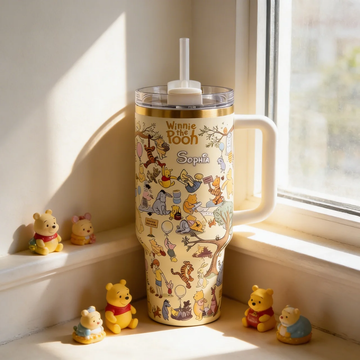 DSNY Honey Bear 100th Anniversary Of Friendship - Personalized Tumbler - Gift For Movie Fans HH01