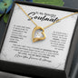 litzzy To My Beautiful Soulmate - Forever Love Necklace I Love You Forever And Always - In Your Eyes I Have Found My Home - Gift for Wife, Girlfriend HO00001HO Jewelry 18k Yellow Gold Finish Standard Box 