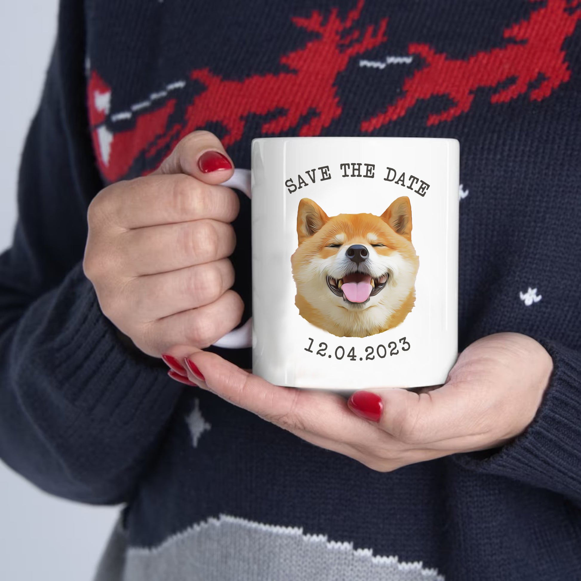 litzzy Custom Pet Engagement Gift, My Humans are Getting Married Mug, Dog Cat Engagement Gift, Unique Gift for Couple, Gift For Her, Him Mug   