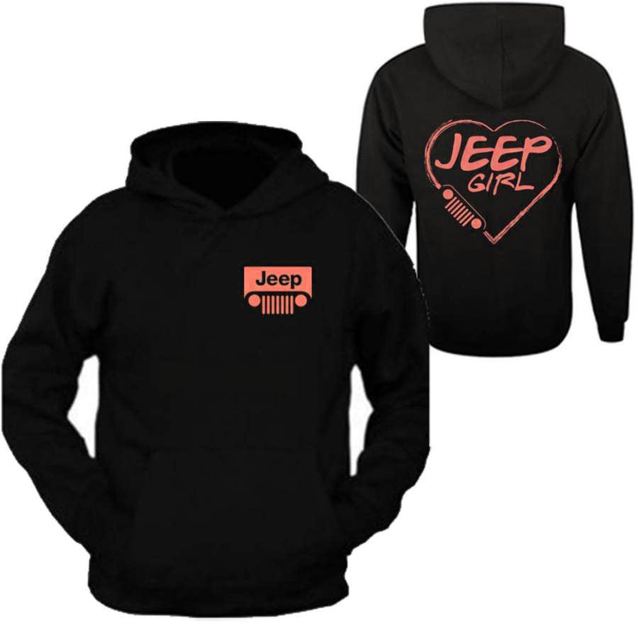 Jeep Girl Heart Hoodie All Sizes - image 11