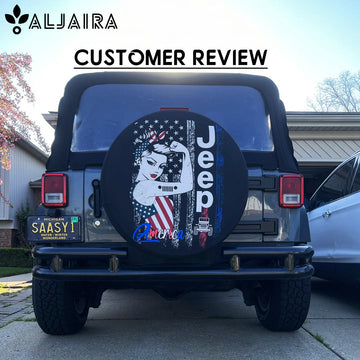 Jeep Strong Women Automotive Spare Tire Cover - image 2