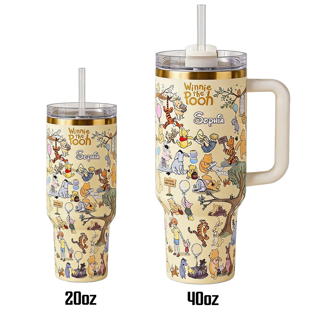 DSNY Honey Bear 100th Anniversary Of Friendship - Personalized Tumbler - Gift For Movie Fans HH01