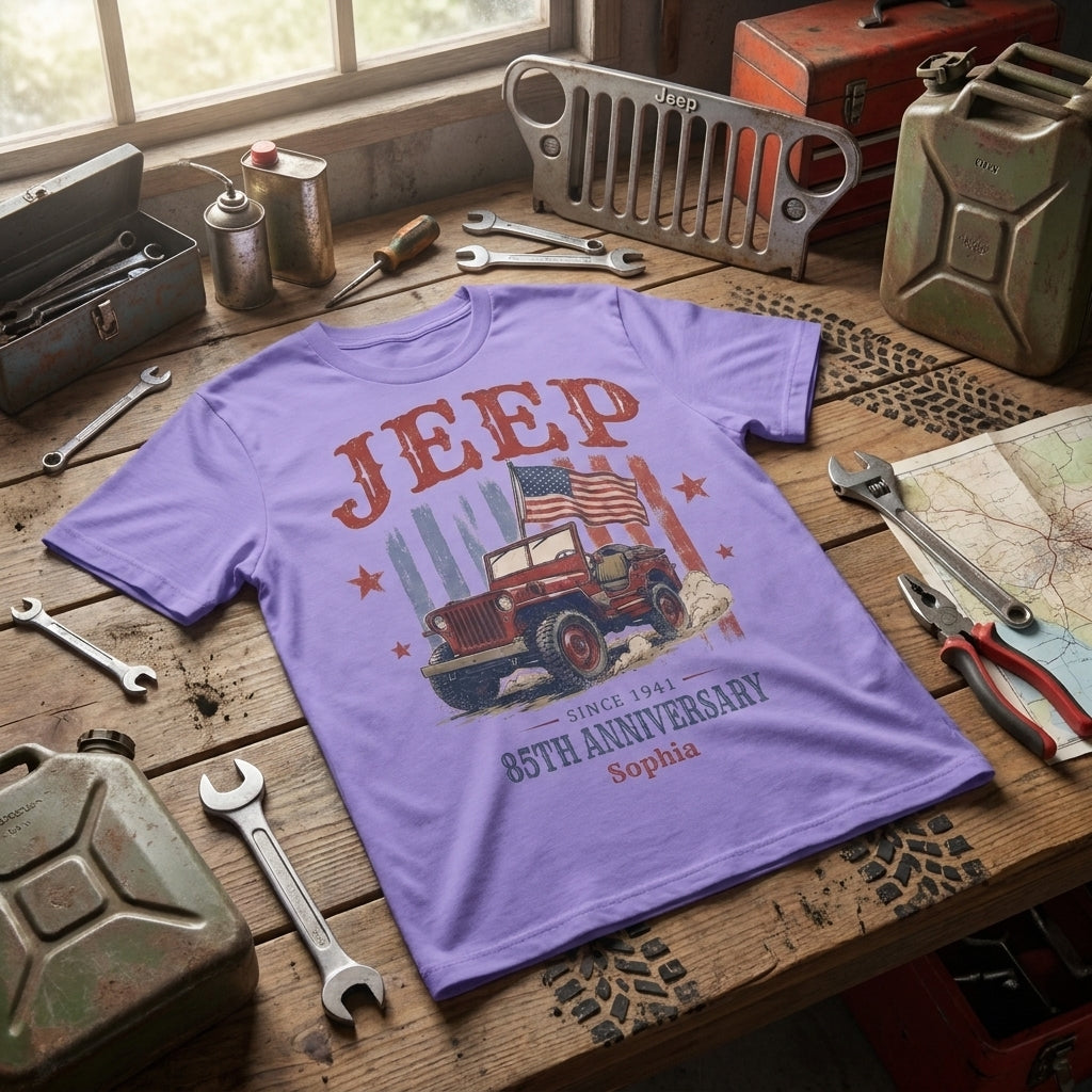 Jeep 85th Anniversary V5 Personalized T-Shirt TN2307261713