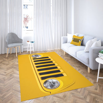 Jeep Yellow Carpet Living Room-Area Rug LT11