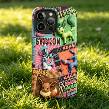 PoMo 3D Collage Phone Case MagSafe Option for iPhone Samsung Pixel Anime Tough Gift TN3006261206