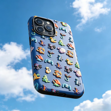 PoMo 3D Phone Case, Pikachu Eevee Anime Cover, MagSafe Tough for iPhone Samsung Pixel TN3006261334
