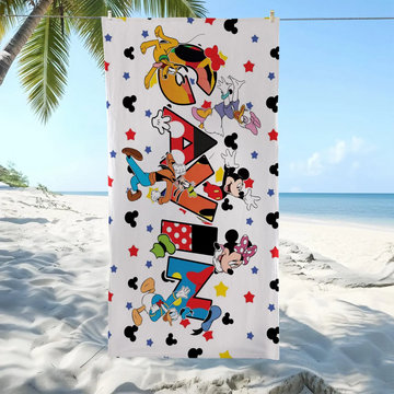 Custom Mkko Beach Towel, Summer Beach Towel, Custom DN, Kids towel, Summer Gift, Trip TN3006261808