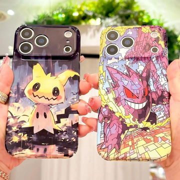 PoMo Cute Anime Cartoon Phone Case for iPhone 17 16 15 14 13 12 11 Pro Max Samsung S23 S24 FE S21 S22 Plus S25 Ultra A16 Google Pixel 9 10 Cases TN0107261557