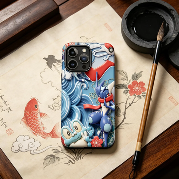 PoMo Anime 3D Phone Case MagSafe Option iPhone Samsung Pixel Protective Tough Glossy Cover TN0107261600